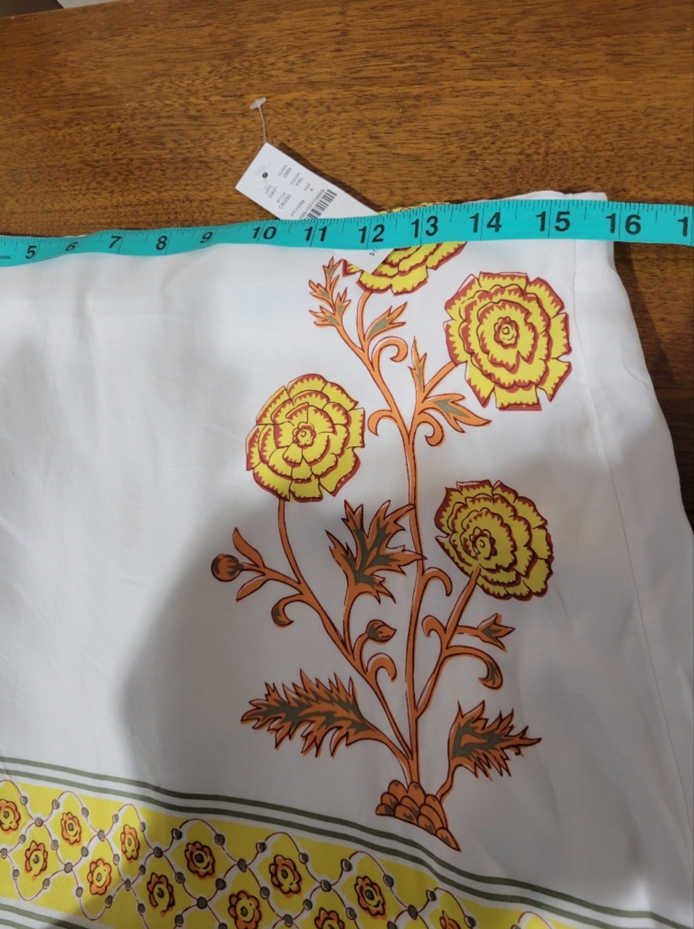 J Crew Knee-length skirt in sunset rose block print CK635 NWT Size 8 - Picture 8 of 8